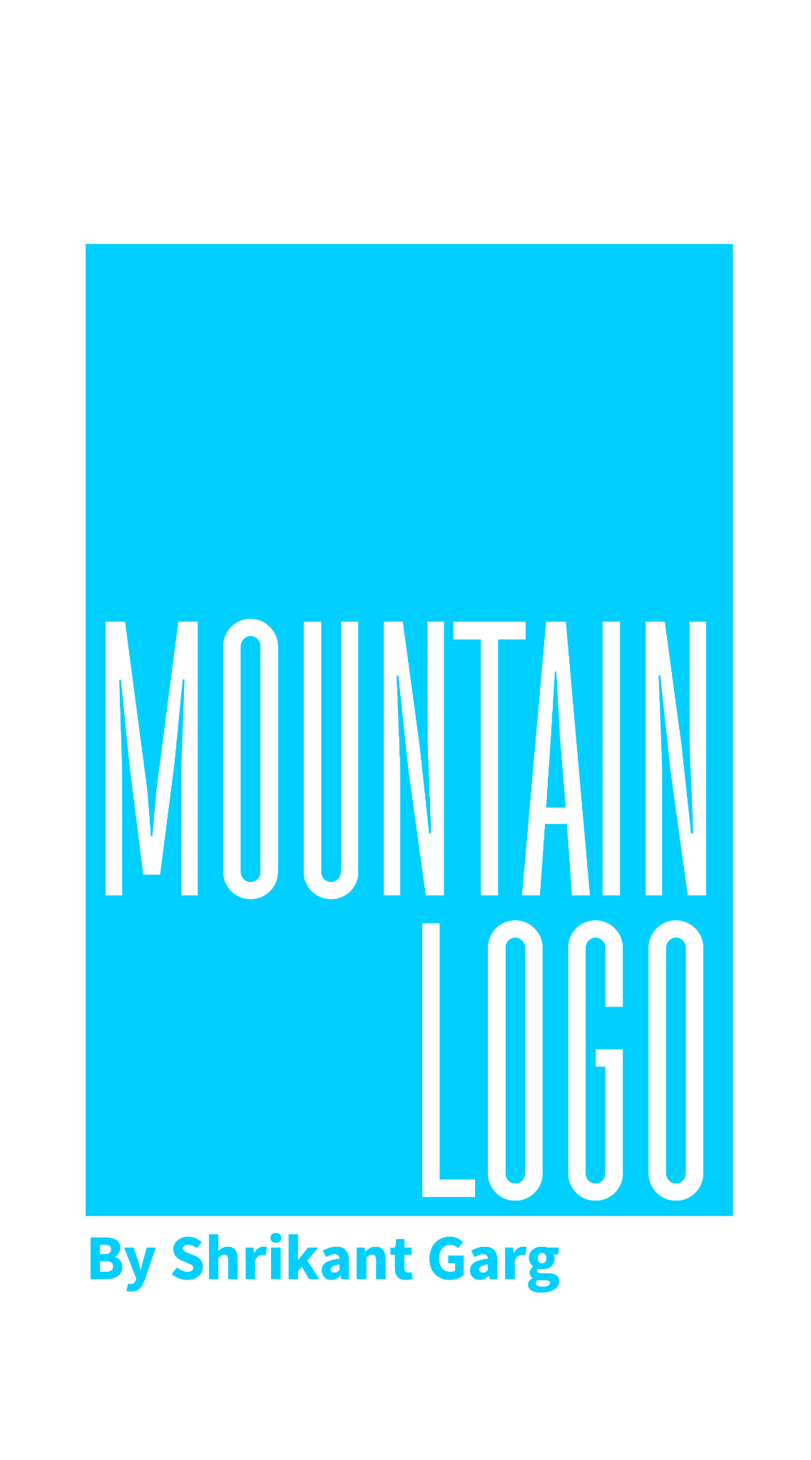 Mountain Logo — By Shrikant Garg